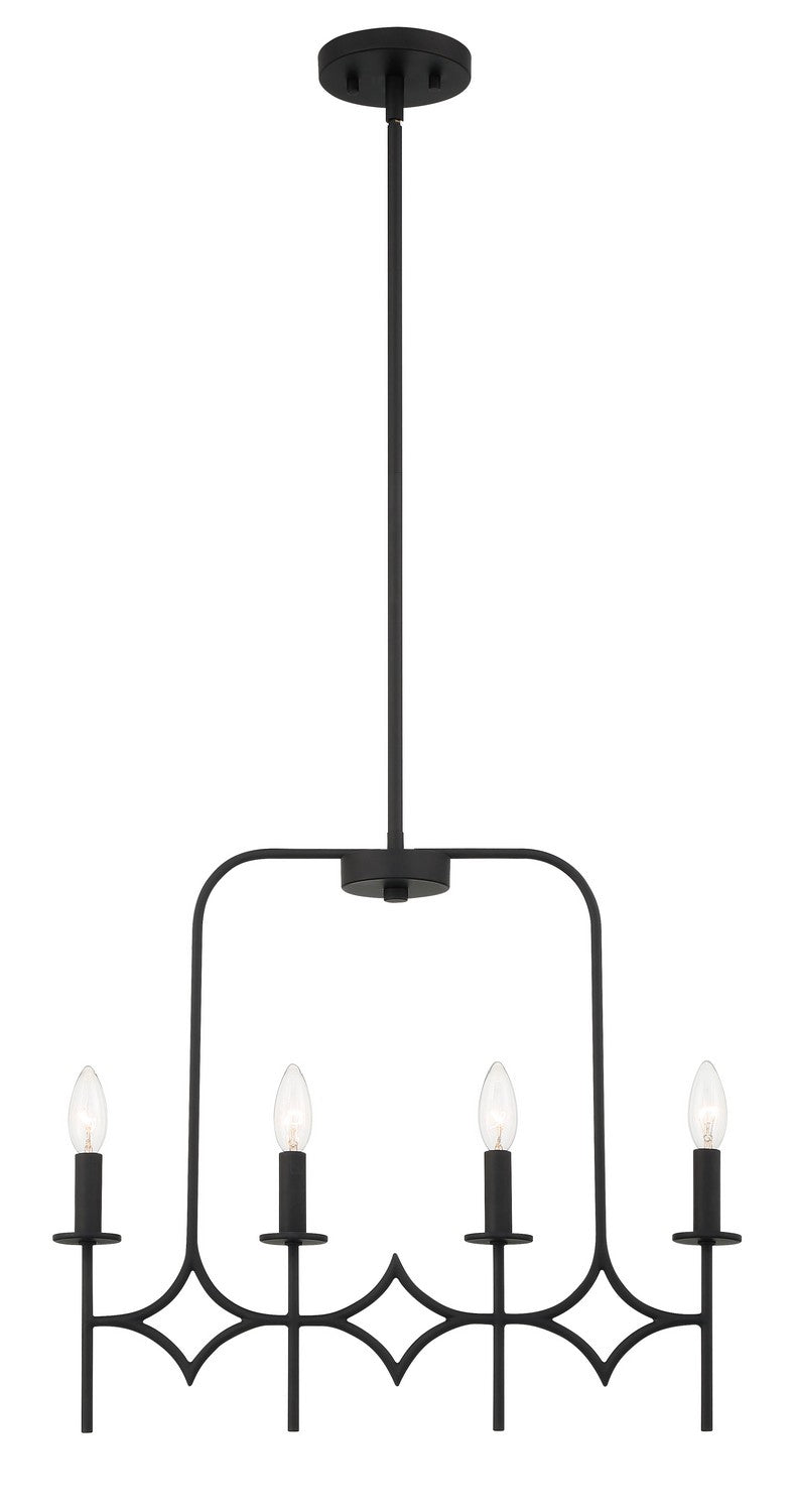Minka-Lavery 5037-66A Four Light Island Pendant, Coal