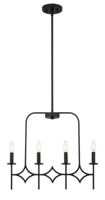 Minka-Lavery 5037-66A Four Light Island Pendant, Coal