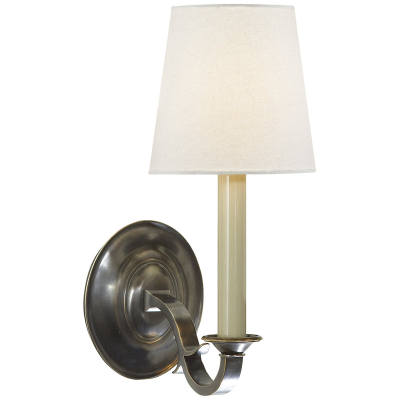 Visual Comfort Signature TOB 2120BZ-L One Light Wall Sconce, Bronze