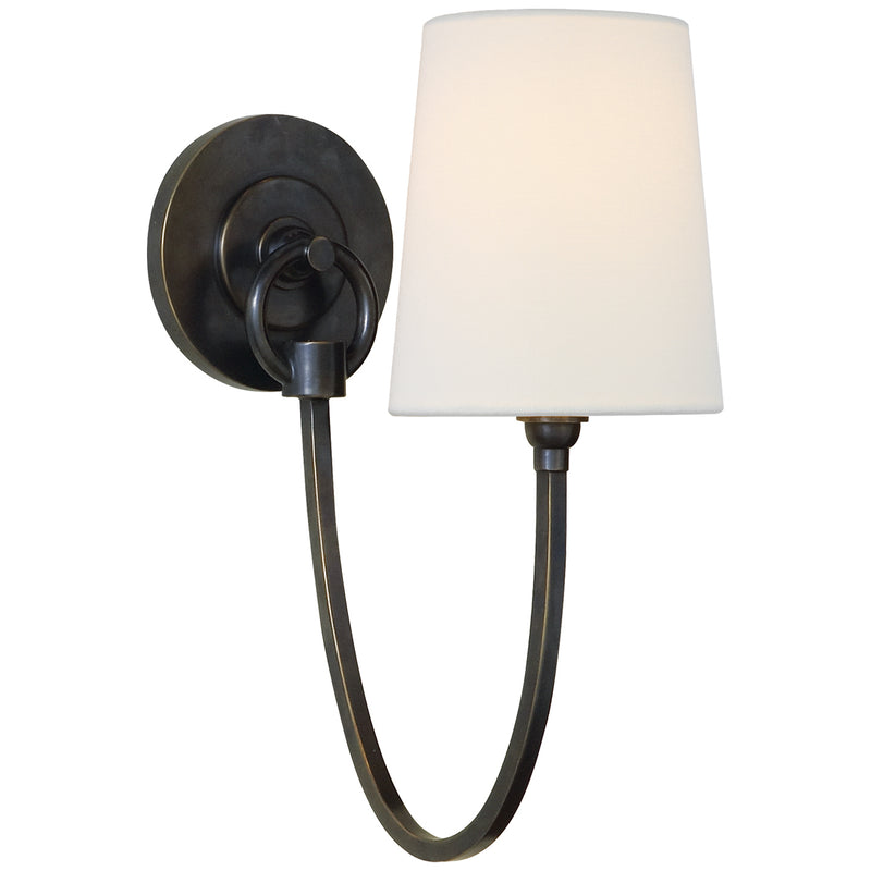 Visual Comfort Signature TOB 2125BZ-L One Light Wall Sconce, Bronze