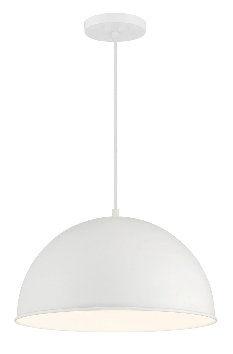 Minka-Lavery 6203-44 One Light Hanging Lantern, White