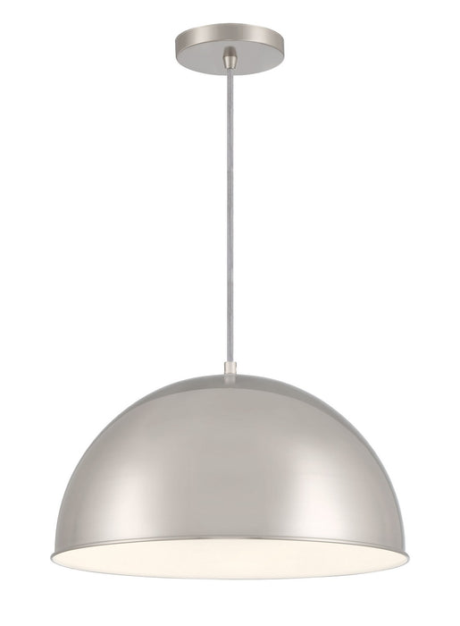 Minka-Lavery 6203-84 One Light Hanging Lantern, Brushed Nickel