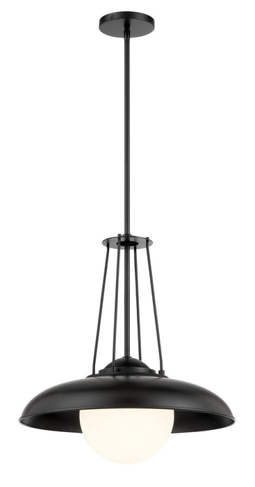 Minka-Lavery 6406-66A One Light Mini Pendant, Coal