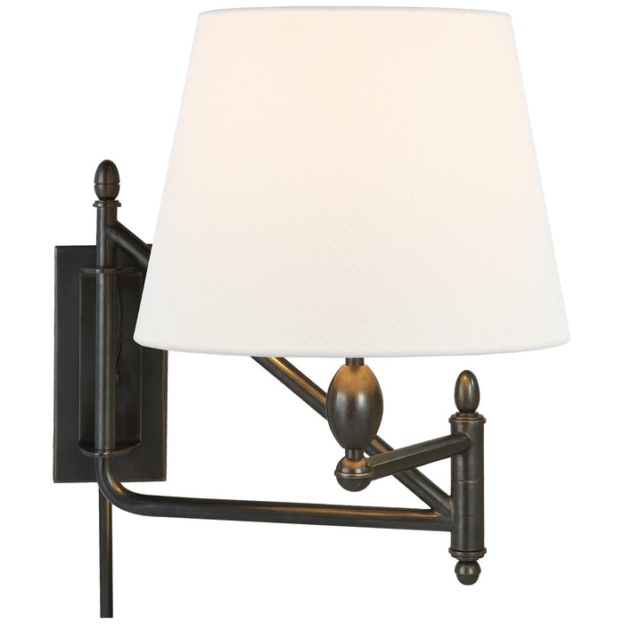 Visual Comfort Signature TOB 2203BZ-L One Light Wall Sconce, Bronze