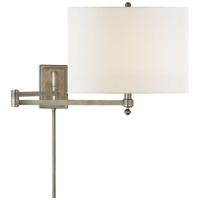 Visual Comfort Signature TOB 2204AN-L One Light Wall Sconce, Antique Nickel