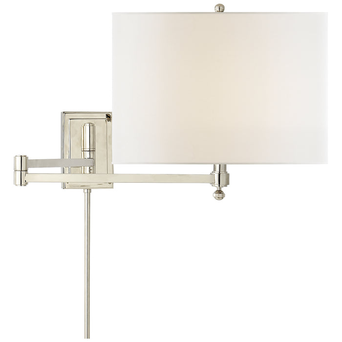Visual Comfort Signature TOB 2204PN-L One Light Wall Sconce, Polished Nickel