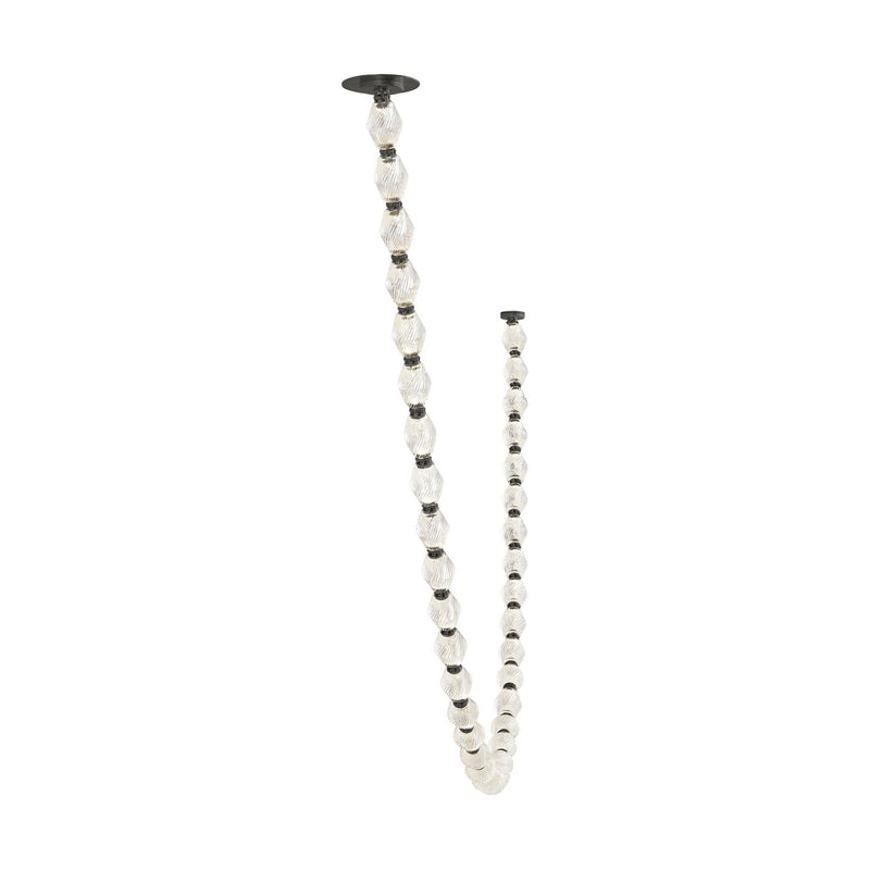 Visual Comfort Modern 700CLR108BZ-LED927R-277 LED Chandelier, Dark Bronze
