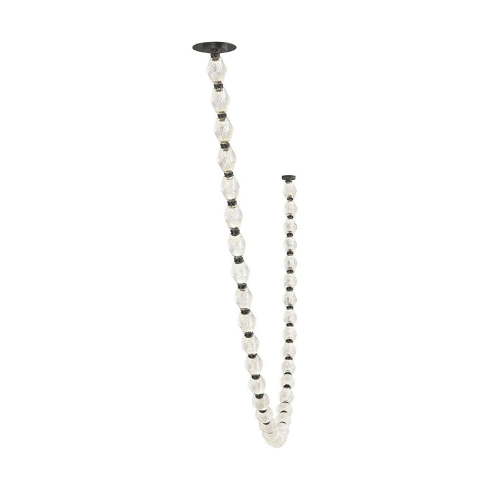 Visual Comfort Modern 700CLR108BZ-LED927R-277 LED Chandelier, Dark Bronze