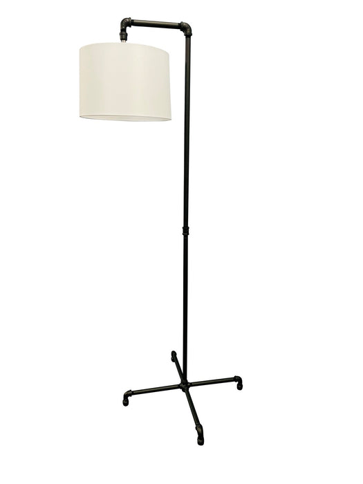 House of Troy ST601-BLK One Light Floor Lamp, Black