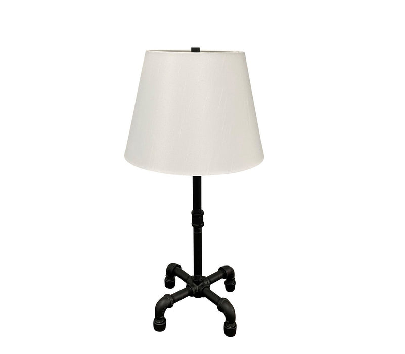 House of Troy ST650-BLK One Light Table Lamp, Black