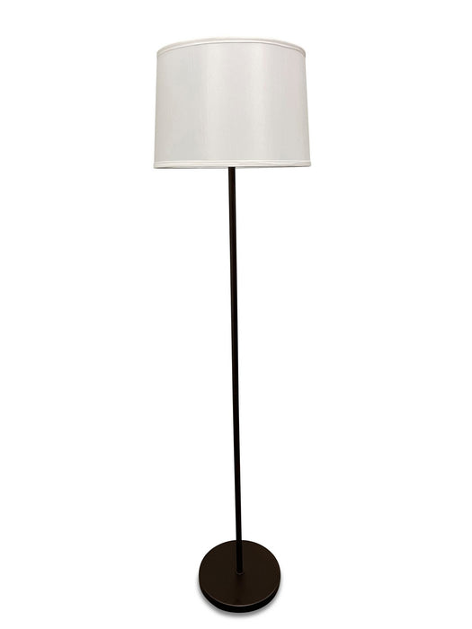 House of Troy S500-CHBAB One Light Floor Lamp, Chestnut Bronze/Antique Brass