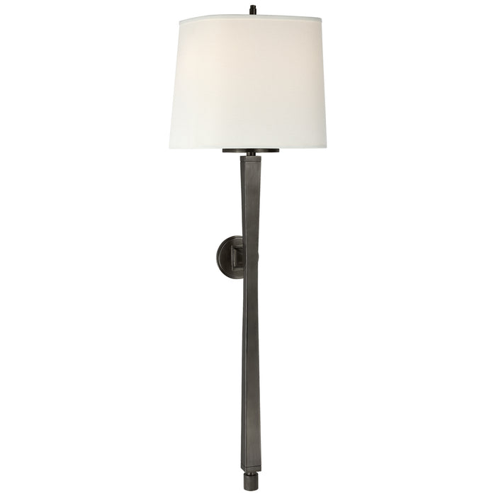Visual Comfort Signature TOB 2741BZ-L Two Light Wall Sconce, Bronze