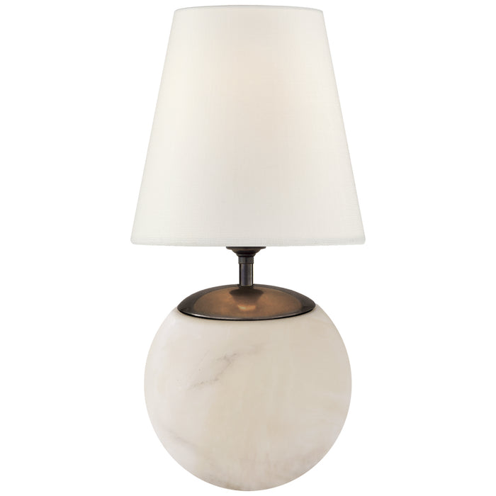 Visual Comfort Signature TOB 3023ALB-L One Light Table Lamp, Alabaster