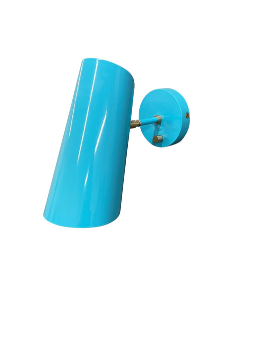 House of Troy L325-AZSB LED Wall Sconce, Azure/Satin Brass