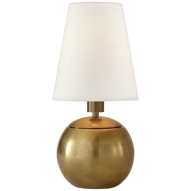 Visual Comfort Signature TOB 3051HAB-L One Light Accent Lamp, Hand-Rubbed Antique Brass