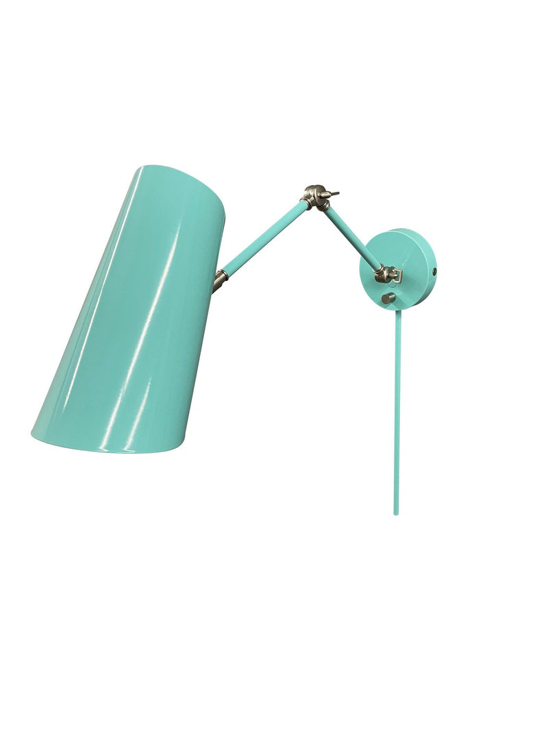 House of Troy L375-MTSN LED Wall Swing Lamp, Mint/Satin Nickel