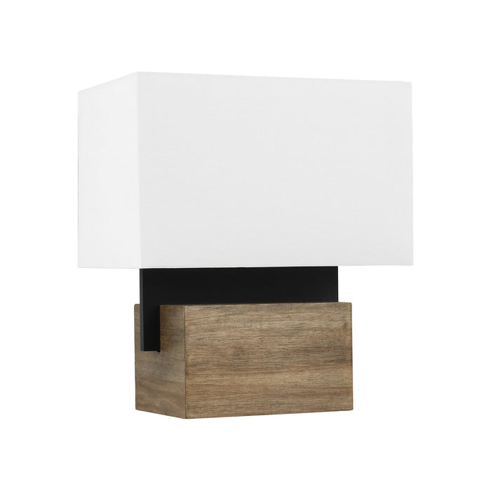 Visual Comfort Modern 700PRTSLB18B-LED930 LED Table Lamp, Nightshade Black