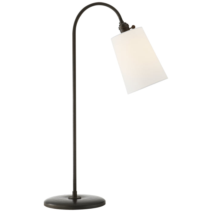 Visual Comfort Signature TOB 3222AI-L One Light Table Lamp, Aged Iron