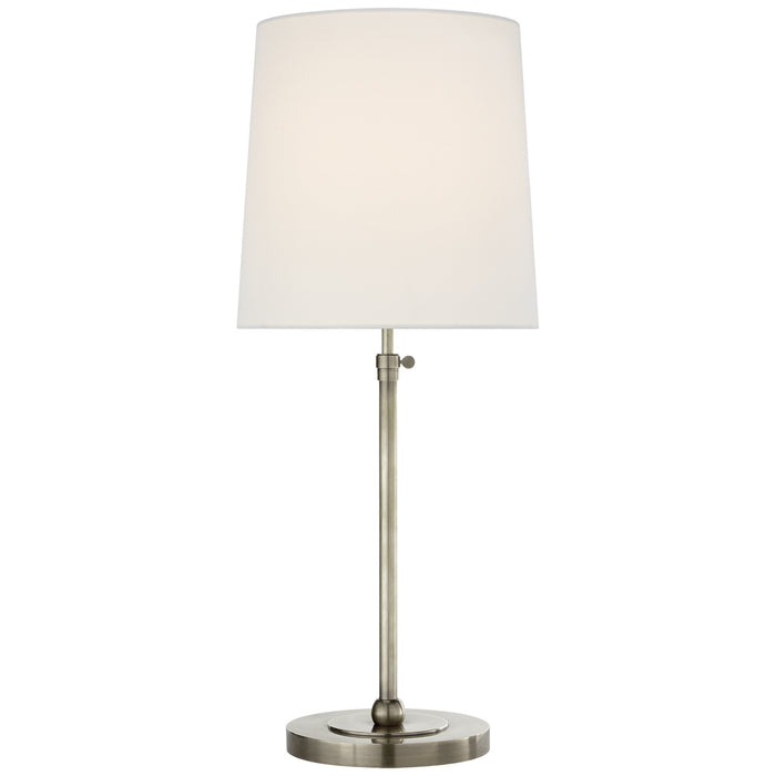 Visual Comfort Signature TOB 3260AN-L One Light Table Lamp, Antique Nickel