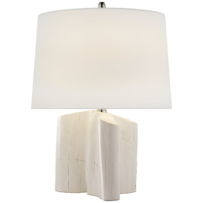 Visual Comfort Signature TOB 3734PW-L One Light Table Lamp, Plaster White