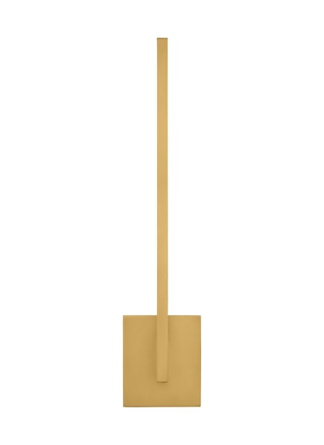 Visual Comfort Modern 700WSKLE20NBNB-LED930-277 LED Wall Sconce, Natural Brass