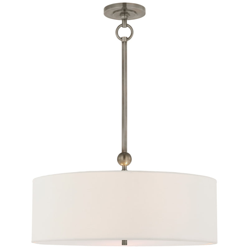 Visual Comfort Signature TOB 5011AN-L Two Light Hanging Lantern, Antique Nickel