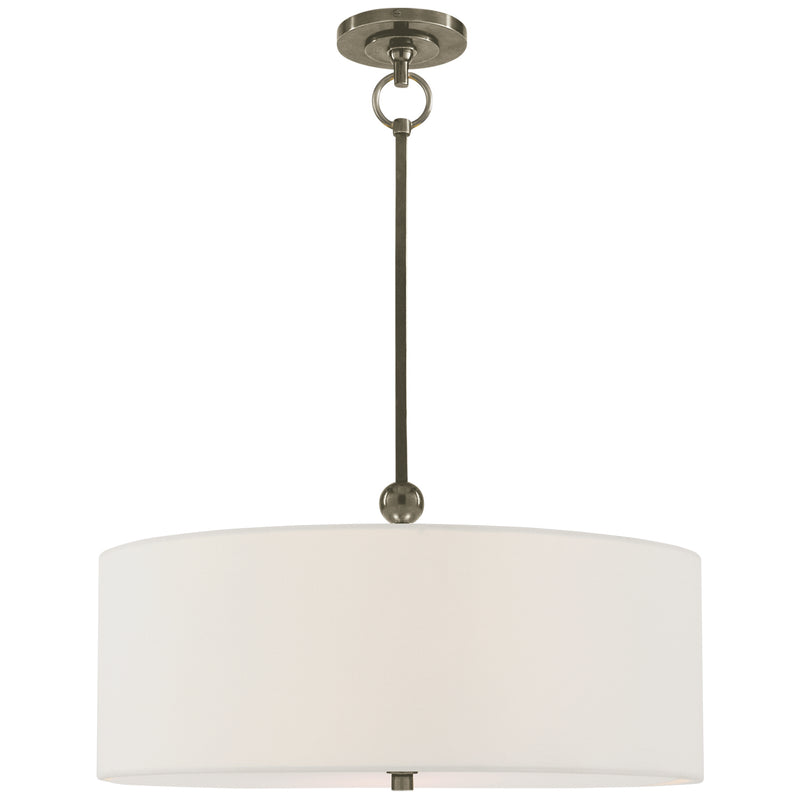 Visual Comfort Signature TOB 5011AN-L Two Light Hanging Lantern, Antique Nickel