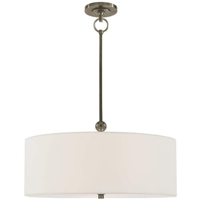 Visual Comfort Signature TOB 5011AN-L Two Light Hanging Lantern, Antique Nickel