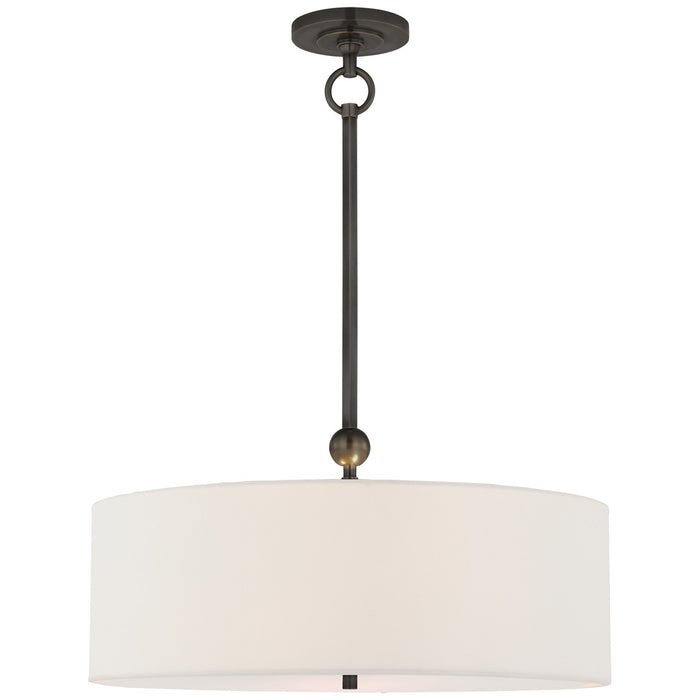 Visual Comfort Signature TOB 5011BZ-L Two Light Hanging Lantern, Bronze