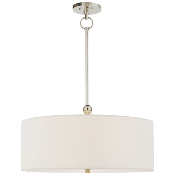 Visual Comfort Signature TOB 5011PN-L Two Light Hanging Lantern, Polished Nickel