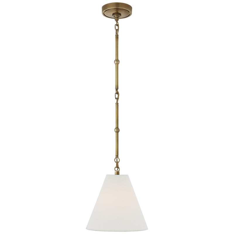 Visual Comfort Signature TOB 5089HAB-L One Light Hanging Lantern, Hand-Rubbed Antique Brass