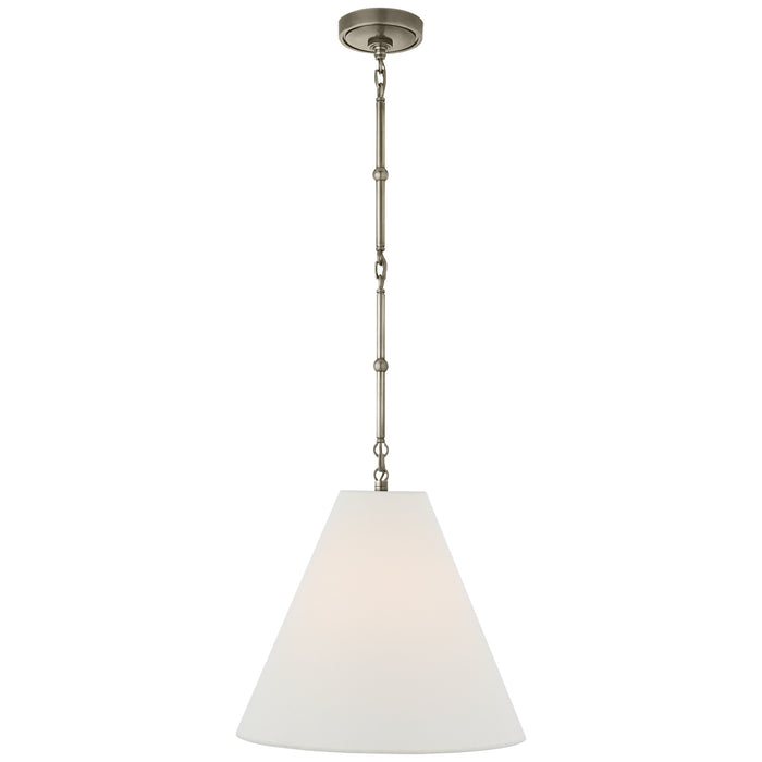 Visual Comfort Signature TOB 5090AN-L One Light Hanging Lantern, Antique Nickel
