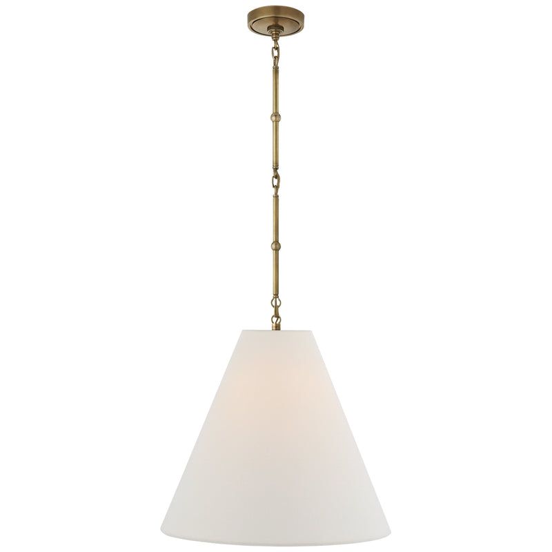 Visual Comfort Signature TOB 5091HAB-L One Light Hanging Lantern, Hand-Rubbed Antique Brass