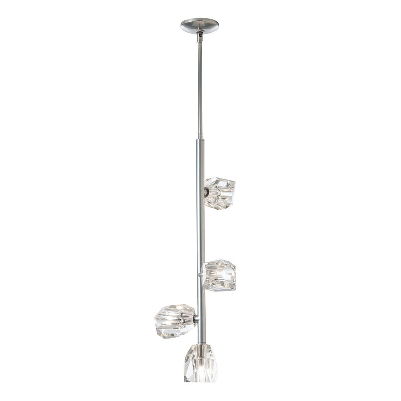 Hubbardton Forge 131612-SKT-MULT-85-CR Four Light Pendant, Sterling