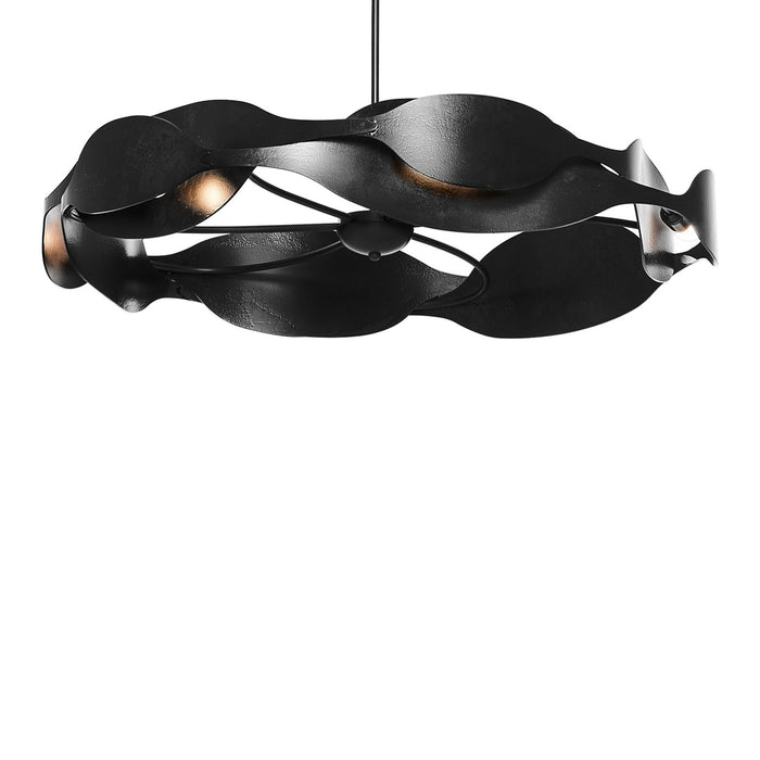 Hubbardton Forge 132160-SKT-MULT-10 Six Light Pendant, Black