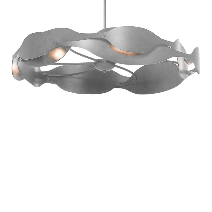 Hubbardton Forge 132160-SKT-MULT-82 Six Light Pendant, Vintage Platinum