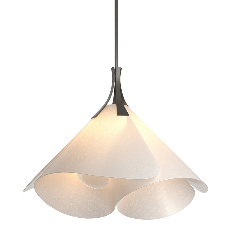 Hubbardton Forge 134503-SKT-MULT-07-SH1990 One Light Pendant, Dark Smoke