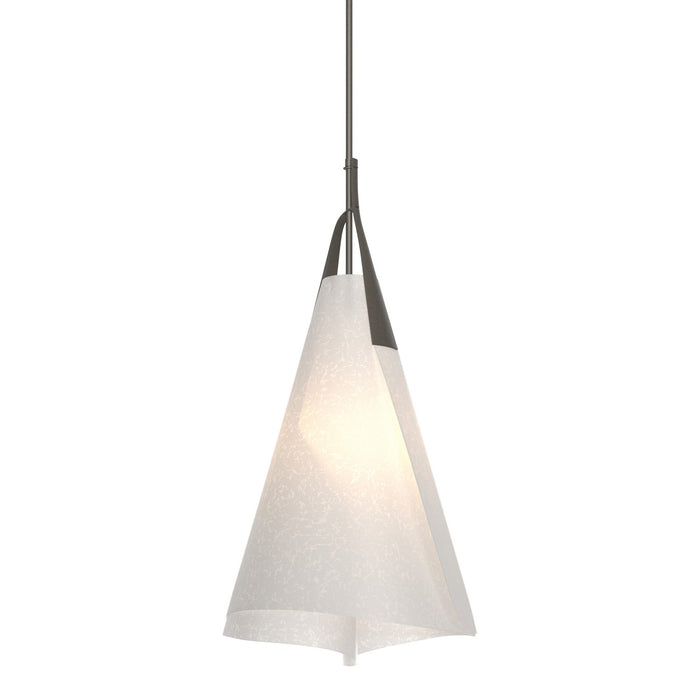 Hubbardton Forge 134505-SKT-MULT-07-SH1991 One Light Pendant, Dark Smoke