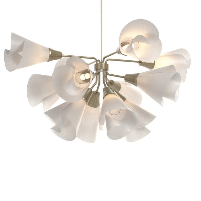 Hubbardton Forge 134510-SKT-MULT-84-SH1987 LED Pendant, Soft Gold