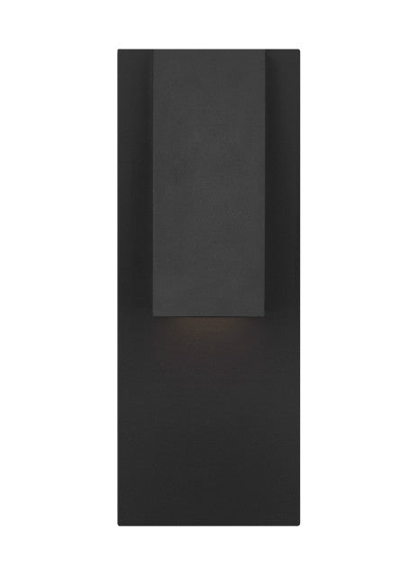 Visual Comfort Modern 700WSPEAKB-LEDWD LED Outdoor Wall Sconce, Black