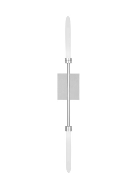 Visual Comfort Modern 700WSSPRN-LED927 LED Wall Sconce, Polished Nickel