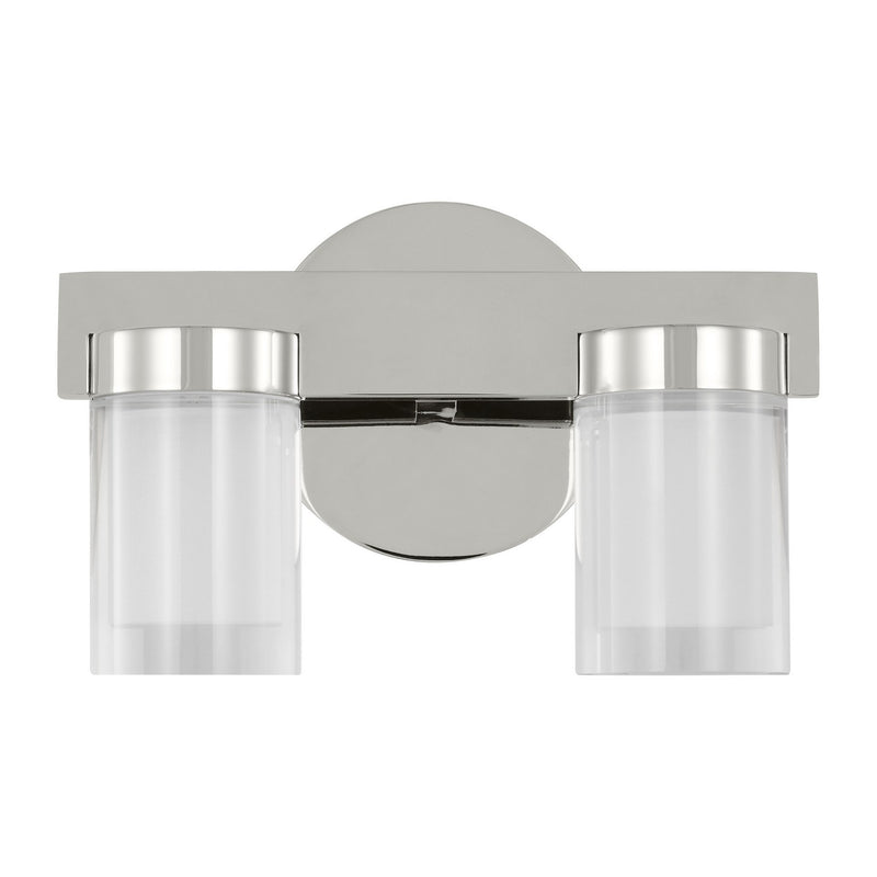Visual Comfort Modern KWBA20027N LED Bath, Polished Nickel