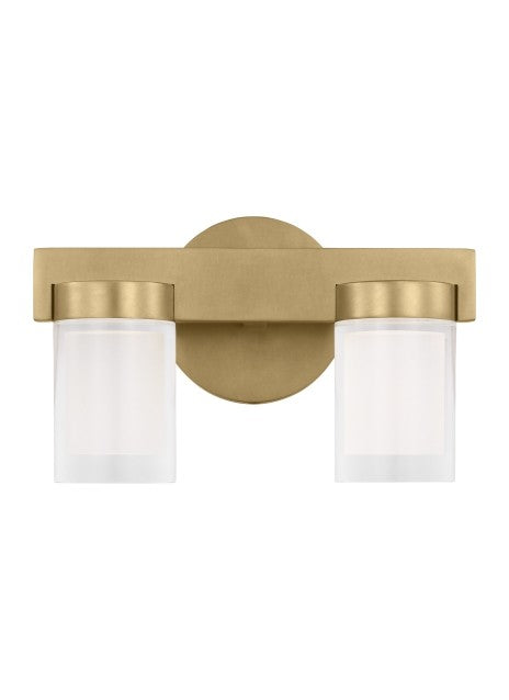 Visual Comfort Modern KWBA20027NB LED Bath Vanity, Natural Brass
