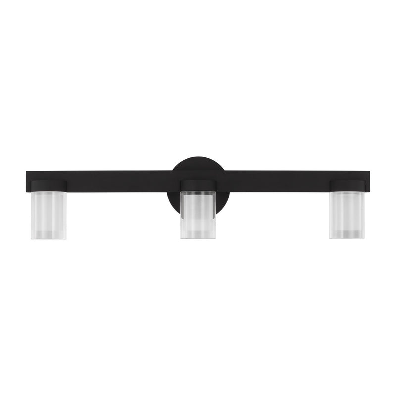 Visual Comfort Modern KWBA27527B LED Bath, Nightshade Black