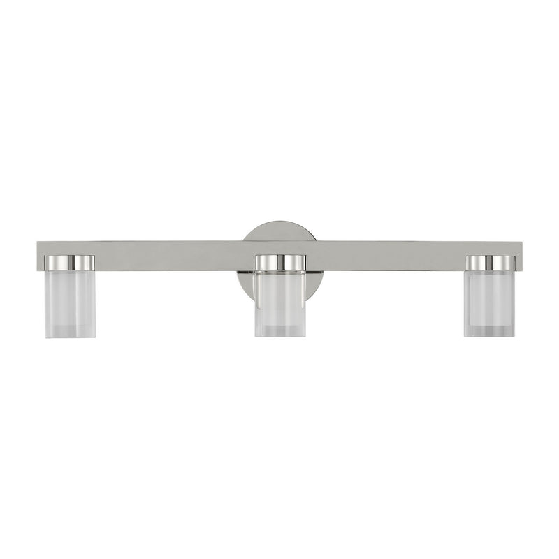 Visual Comfort Modern KWBA27527N-277 LED Bath, Polished Nickel
