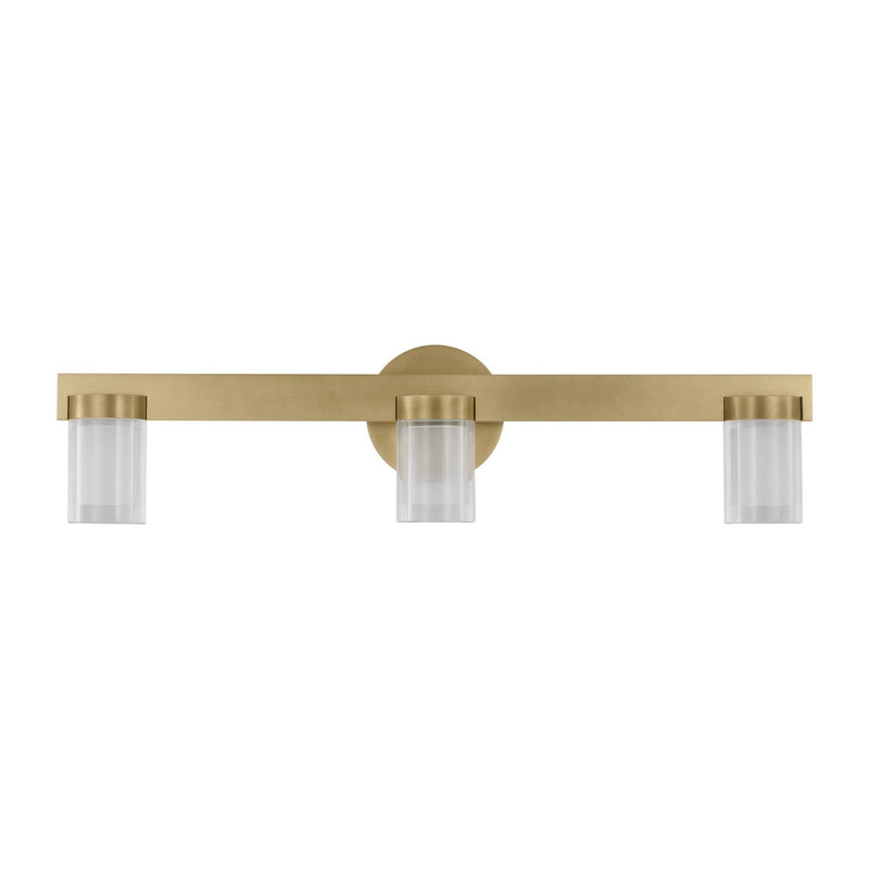 Visual Comfort Modern KWBA27527NB LED Bath, Natural Brass