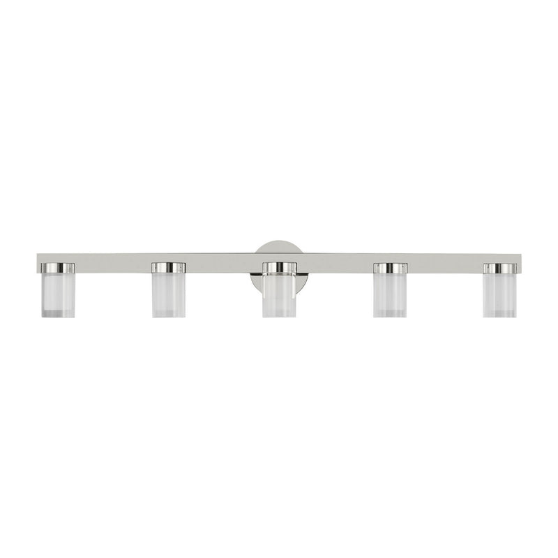 Visual Comfort Modern KWBA27627N LED Bath, Polished Nickel