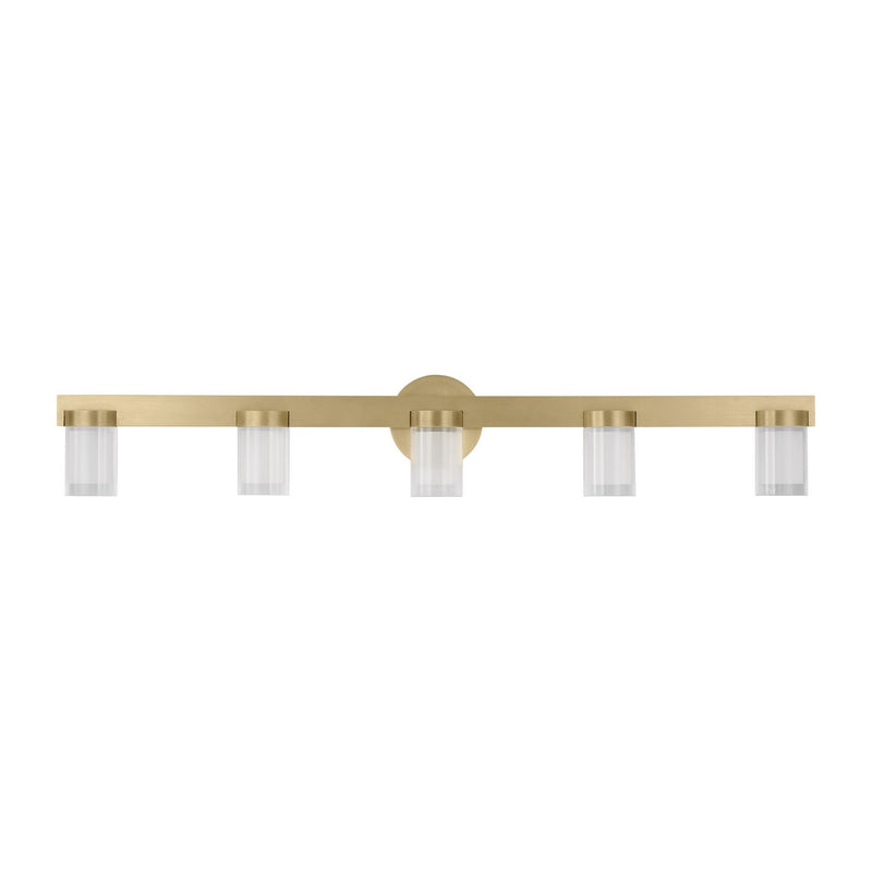 Visual Comfort Modern KWBA27627NB LED Bath, Natural Brass