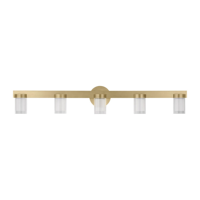 Visual Comfort Modern KWBA27627NB LED Bath, Natural Brass