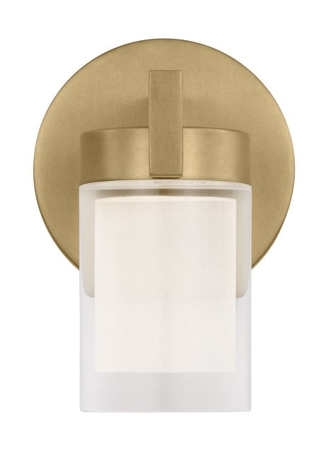 Visual Comfort Modern KWWS19927NB-277 LED Wall Sconce, Natural Brass